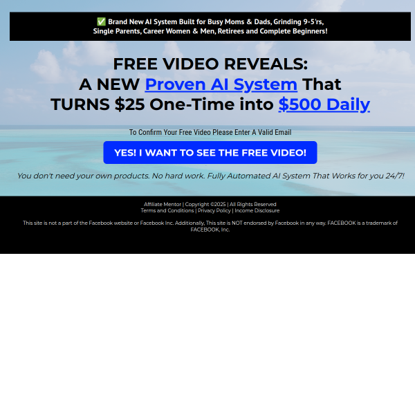 Anthony here with a Quick Question...