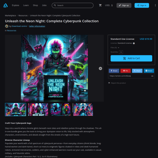 🔥 Complete Cyberpunk Collection – The Ultimate Creator’s Toolkit 🔥