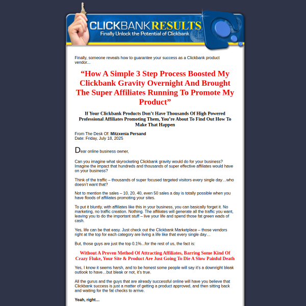 Clickbank results