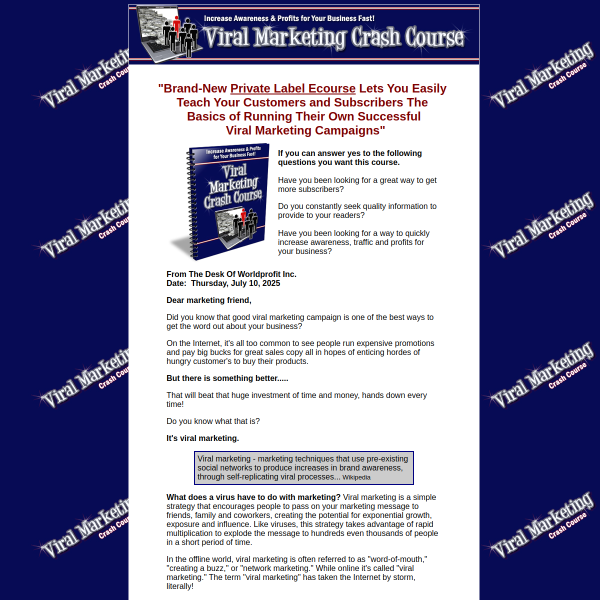 Viral Marketing Secrets $$$$