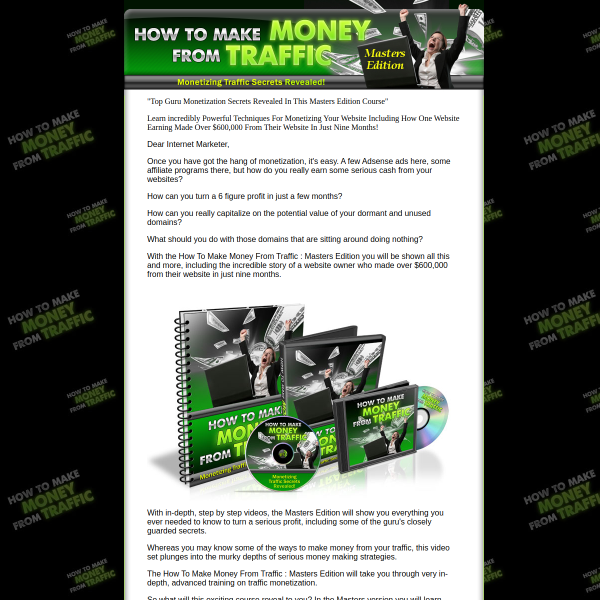 Monetize your traffic