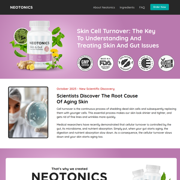 Skin Cell Turnover: The Key To Understanding And Treating Skin And Gut Issues