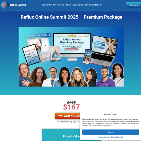 Reflux Summit: Goodbye to Acid Reflux?
