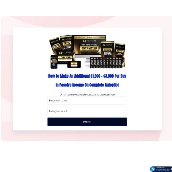 Make An Additional $1,000 - $3,000 Per Day In Passive Income On Complete Autopilot in 2026