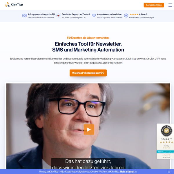 Turn Your Website Traffic into Recurring Revenue with KlickTipp!  Body:
