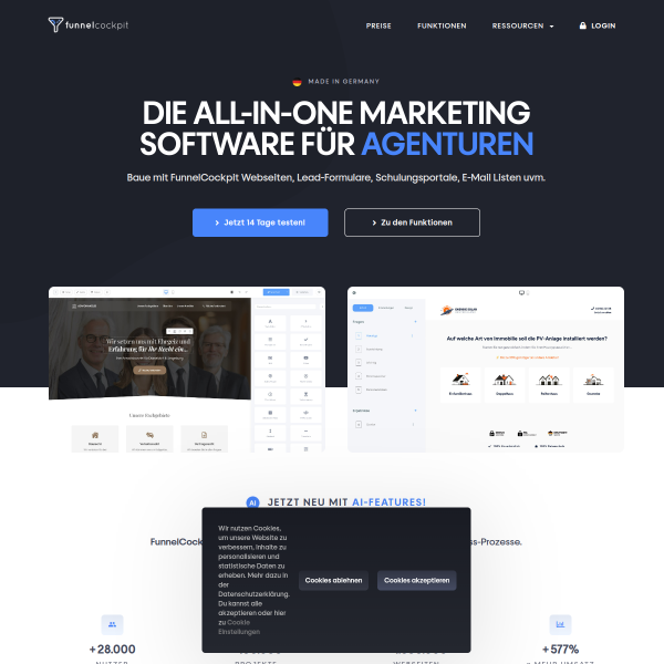 Die neue All-in-One Software für dein Onlinebusiness!