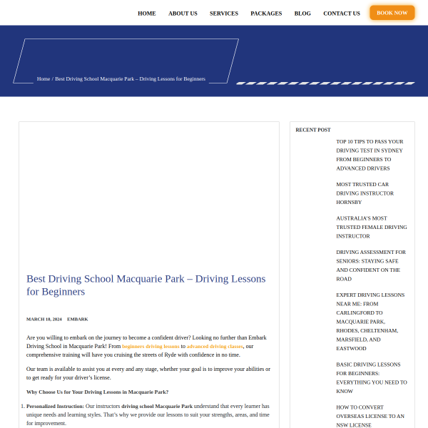 Best Driving Lessons in Macquarie Park for Building Real Confidence on the Road