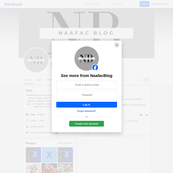 Hey bro/sis, I just launched a football blog page called NaafacBlog where I post football opinions,