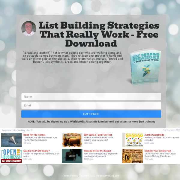 List Building Strategies That Really Work. - Free eBook