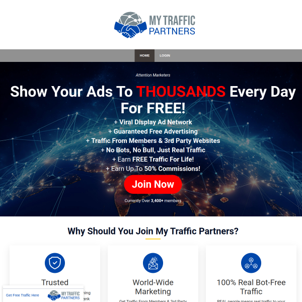 Have you joined MTP yet? I'm talking about My Traffic Partners