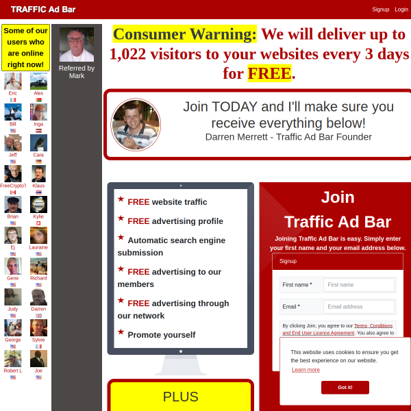 Fresh approach to website traffic generation - now available