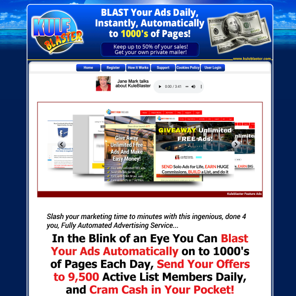 Blast Your ads Daily, Instantly