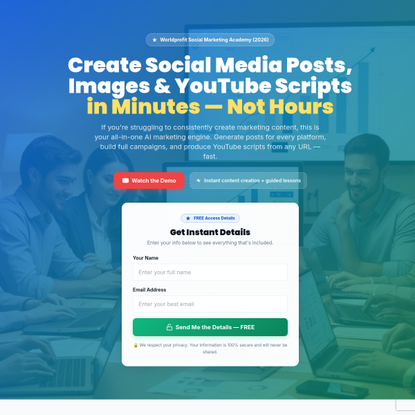 📱 Social Marketing AI - Create, Schedule & Grow Faster with Automation!