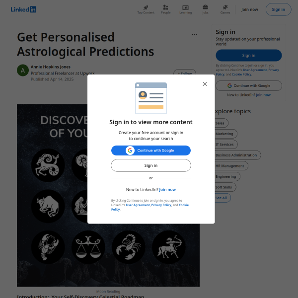 Get Personalised Astrological Predictions