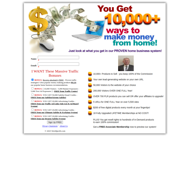 Get 10,000+ Proven Ways To Make Money From Home!
