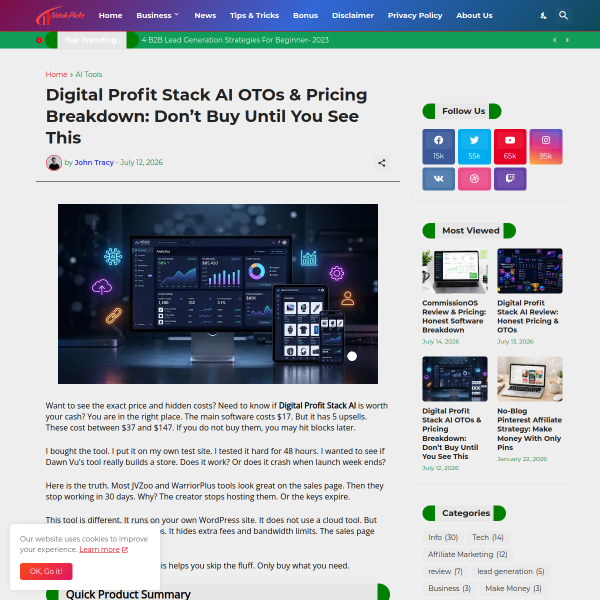 Digital Profit Stack AI - Profit Engine for KDP & Digital Offers