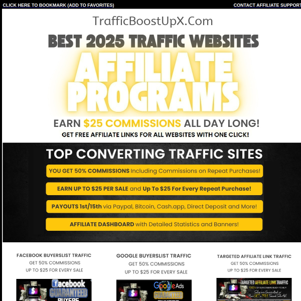TOP CONVERTING TRAFFIC SITES TO GET LEADS AND SALES TO YOUR BIZ