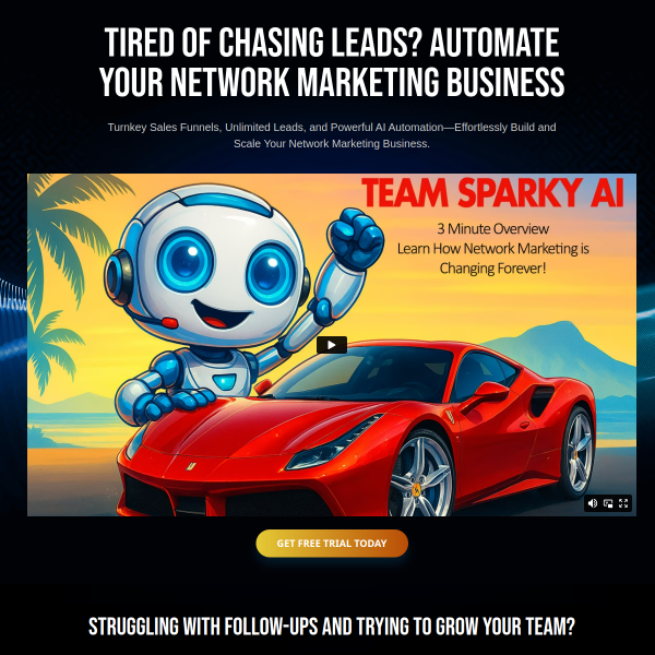 Stop wasting time struggling to build your MLM manually.