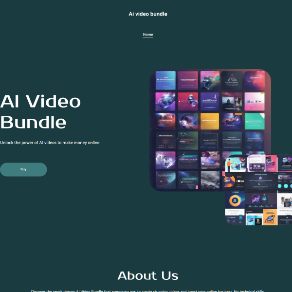 Ai video bundle that allows you to make anything!