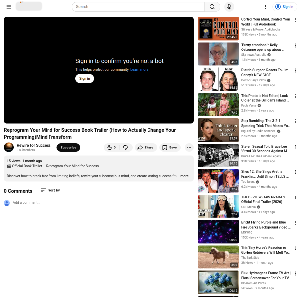 Rewire Your Mind for Success