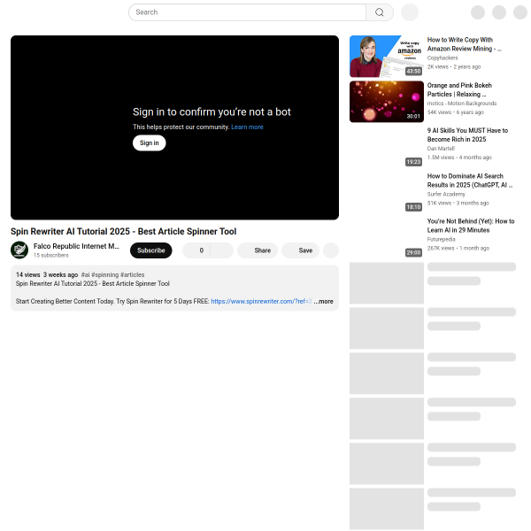 STOP Using ChatGPT to Write SEO Blog Posts – Spin Rewriter AI Is the Game-Changer! WATCH VIDEO