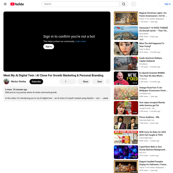 Meet My AI Digital Twin | AI Clone For Growth Marketing & Personal Branding