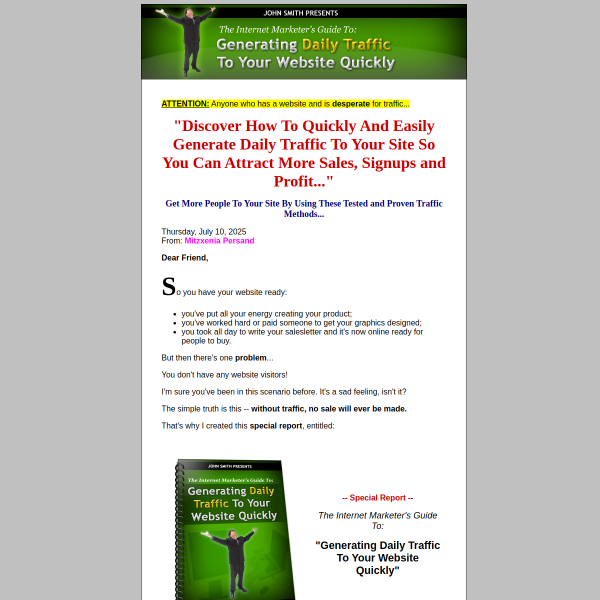 Need traffic for websites