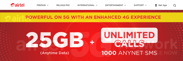 Airtel Sri Lanka website