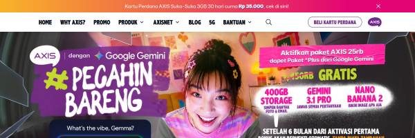 AXIS Indonesia website