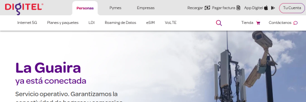 Digitel Venezuela website