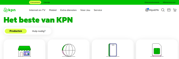 KPN Netherlands website