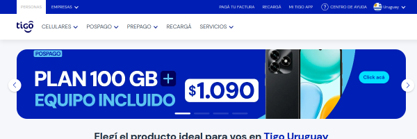Movistar Uruguay website