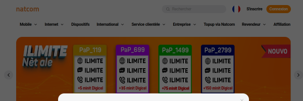 Natcom Haiti website