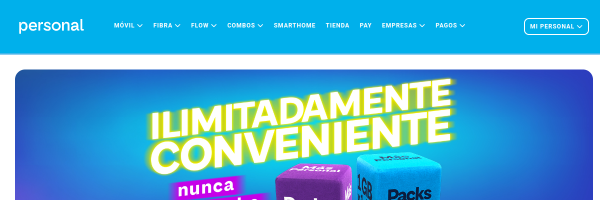 Personal Paraguay website