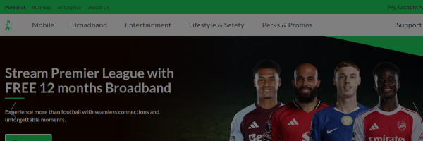StarHub Singapore website