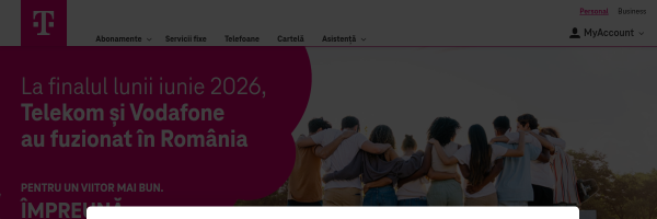 Telekom Romania website
