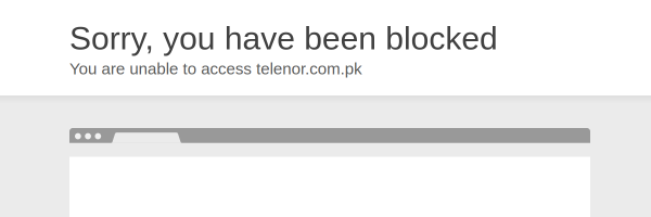 Telenor Pakistan website