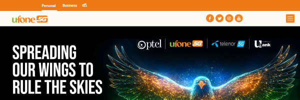 Ufone Pakistan website