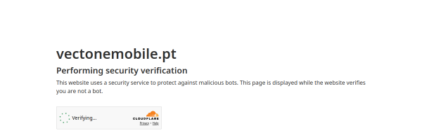 Vectone Portugal website
