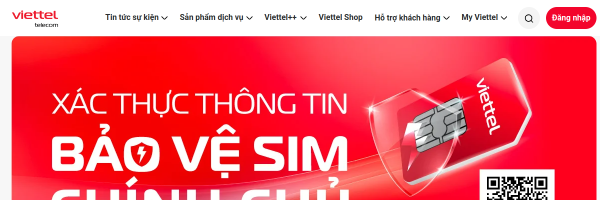 Viettel Vietnam website