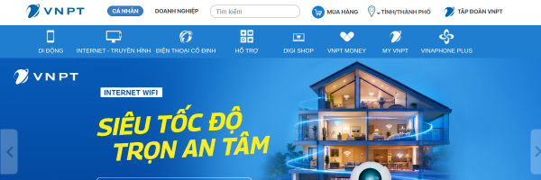Vinaphone Vietnam website