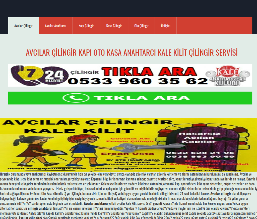 Avcilarcilingiri Com Seo Report Website Review
