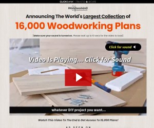 The World's Largest Collection of 16,000 Woodworking Plans!