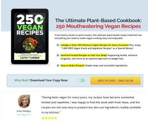 250 Mouthwatering Vegan Recipes Cookbook