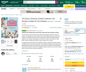 The Easy Christmas Cookie Cookbook: 60+ Recipes to Bake for the Holidays