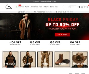 black Friday up 90% off