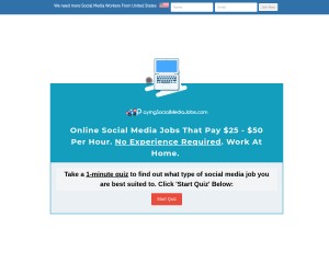 Online Social Media Jobs