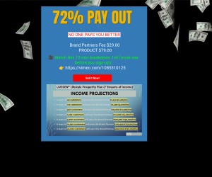 72 percent payout