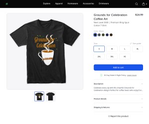 Grounds for Celebration Coffee Art