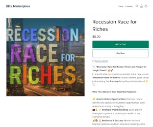 💰🔥 Recession Race for Riches — Turn Hard Times into High Profits!